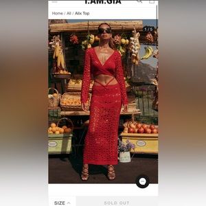 I AM GIA RED ALIX SET